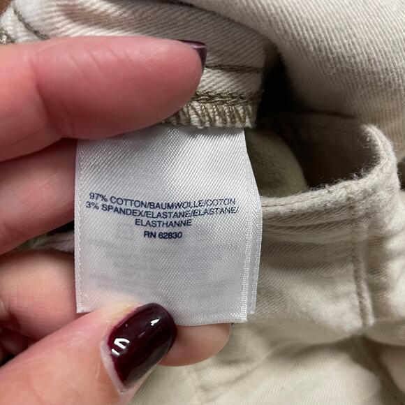 Lands End Mens Khaki Cargo Casual Work Shorts Size 44 Waist Traditional Fit - Picture 9 of 9